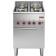 Kaasuliesi + 230V  GN 2/3 kiertoilmauuni Diamond G60/4BFEV6-N